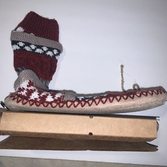 Ruggine Super Slipper Socks Knitted Non Slip Large/Extra Large - Picture 4 of 10